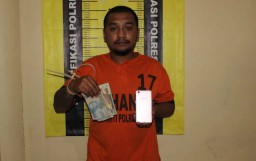 Pembobol Rumah asal Blitar Dibekuk saat Jualan Baju di Pasar Malam