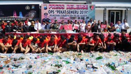 3.917 Kasus Diungkap Polisi di Surabaya, Narkoba dan Miras Mendominasi