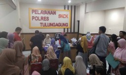 Dinyatakan Lolos Tes, CPNS Padati Pelayanan SKCK di Tulungagung