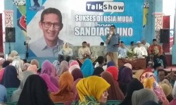 Di Banyuwangi, Sandiaga Uno Ajak Pendukungnya Doakan Ani Yudhoyono