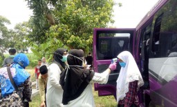 Ratusan Santri Ponpes Lirboyo Kediri asal Mojokerto Dipulangkan