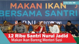 Video: 12 Ribu Santri Makan Ikan Bareng Menteri Susi