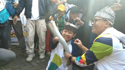 Zulkarnain, Fotografer Difabel Pembawa Obor Asian Games di Banyuwangi