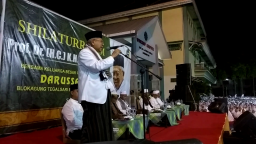 Bertemu Santri Banyuwangi, KH Ma'ruf Amin Janji Entaskan Kemiskinan