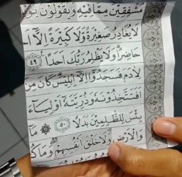 Viral di Medsos, Nota dari Potongan Alquran Ditemukan di Ponorogo
