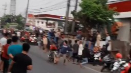 Viral di Medsos, Video Balap Liar Tabrak Penonton Diduga di Sidoarjo