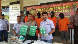 61 Paket Sabu Hingga Ribuan Butir Pil Trex di Banyuwangi Diamankan