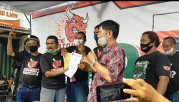 Banteng Ketaton Surabaya Deklarasi Menangkan Machfud Arifin-Mujiaman