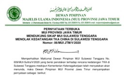 MUI Jatim Dukung Penolakan TKA China di Sulawesi Tenggara