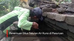 Video: Penemuan Situs Saluran Air Kuno di Pasuruan