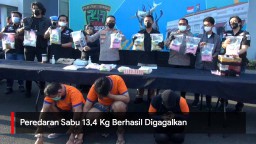 Video: Peredaran Sabu 13,4 Kg Digagalkan