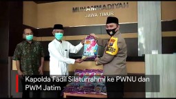 Video: Kapolda Fadil Silaturrahmi ke PWNU dan PWM Jatim