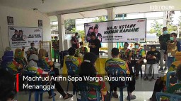 Video: Machfud Arifin Sapa Warga Rusunami Menanggal