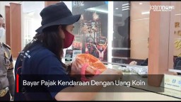 Video: Bayar Pajak Kendaraan Dengan Uang Koin 