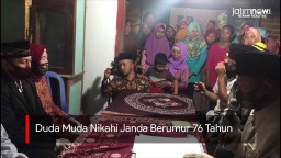 Video: Duda Muda Nikahi Janda Berumur 76 Tahun