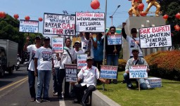 Karyawan PT Pelayaran Banyuwangi Sejati Galang Dana Untuk Sidang