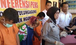 Sindikat Pencuri Barang Swalayan Antar Kota Diringkus di Tulungagung