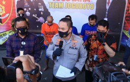 Produsen Motor Aspal di Pasuruan Dibongkar, Tiga Pelaku Diamankan