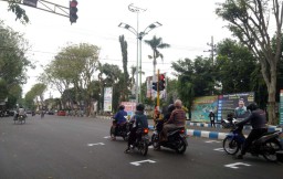 Starting Grid Ala MotoGP Juga Dipasang di Kota Probolinggo