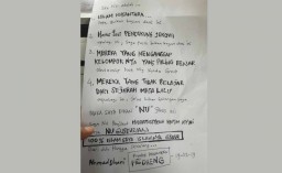 Ahmad Dhani Tulis Surat Tentang NU dari Rutan Medaeng
