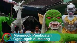 Video: Menengok Pembuatan Ogoh-ogoh di Malang