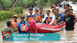 Video: Gubernur Khofifah Meninjau Banjir