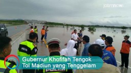 Video: Gubernur Khofifah Tengok Tol Madiun yang Tenggelam