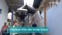 Video: Distribusi Bilik dan Kotak Suara di Tulungagung