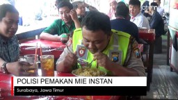 Video: Polisi Pemakan Mie Instan