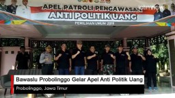 Video: Bawaslu Probolinggo Gelar Apel Anti Politik Uang