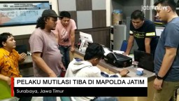 Video: Pelaku Mutilasi Tiba di Mapolda
