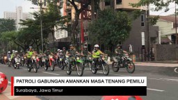 Video: Patroli Gabungan Amankan Masa Tenang Pemilu