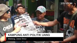 Video: Kampung Anti Politik Uang di Malang