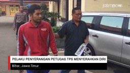 Video: Pelaku Penyerangan Petugas TPS Menyerahkan Diri