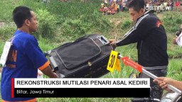 Video: Rekonstruksi Mutilasi Penari Asal Kediri