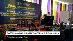Video : Soetrisno Bachir Ajak Santri Jadi Pengusaha