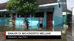 Video: Banjir di Mojokerto Meluas