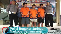 Video: Polisi Bongkar Narkoba Jaringan Banyuwangi