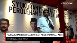 Video: Tasyakuran Kemenangan Jokowi di Jatim dan Pemberian Tali Asih