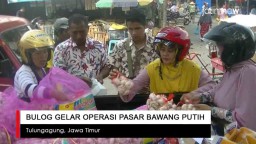 Video: Bulog  Gelar Operasi Pasar Bawang Putih