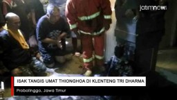Video: Isak Tangis Umat Thionghoa di Klenteng Tri Dharma