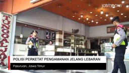 Video: Polisi Perketat Pengamanan Toko Emas Jelang Lebaran