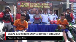 Video: Bandit Sadis Bersenjata Bondet di Pasuruan Ditembak