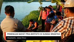 Video: Penemuan Mayat Pria Bertato di Sungai Brantas