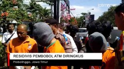 Video: Residivis Pembobol ATM Antar Provinsi Diringkus di Probolinggo