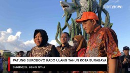 Video: Patung Suroboyo Kado Ulang Tahun Kota Surabaya