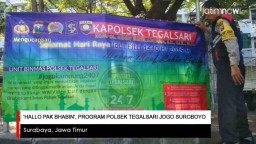 Video: 'Halo Pak Bhabin', Program Polsek Tegalsari Jogo Suroboyo