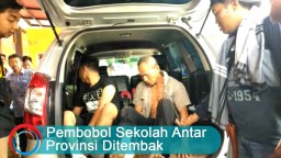 Video: Pembobol Sekolah Antar Provinsi Ditembak