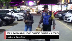 Video: See U Pak Bhabin, Jemput-Antar Gratis ala Polisi di Surabaya