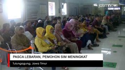 Video: Pasca Lebaran, Pemohon SIM Meningkat di Tulungagung